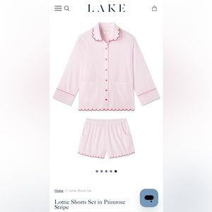 Lottie Shorts Set in Primrose Stripe